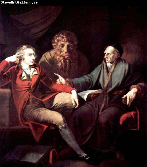 Henry Fuseli The artist in conversation with Johann Jakob Bodmer